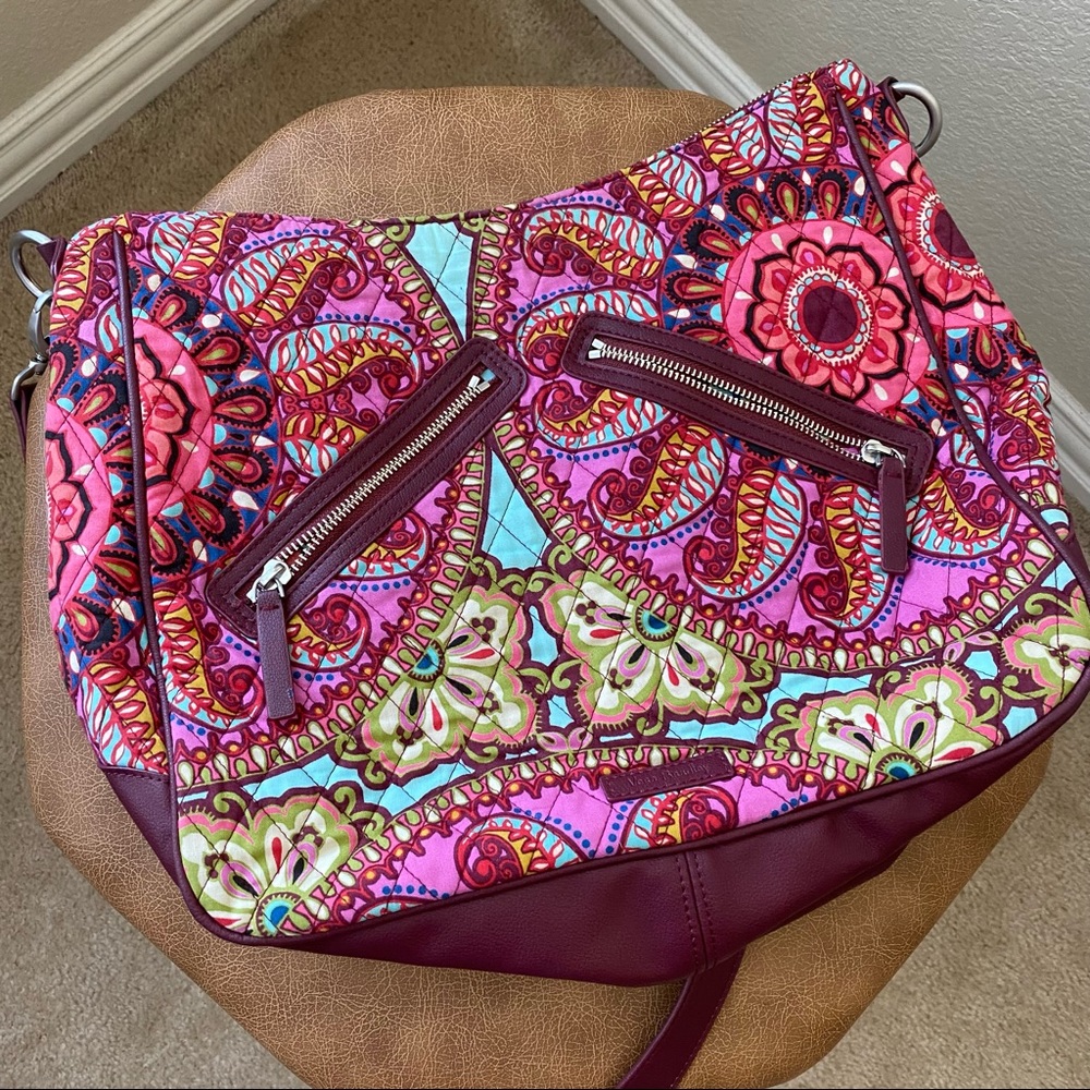 Vera Bradley womens shoulder and crossbody floral paisley colorful fun bag